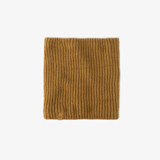Knitted & Fleece Neckwarmer Jarn Ocher - Image 3
