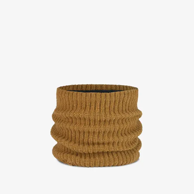 Knitted & Fleece Neckwarmer Jarn Ocher